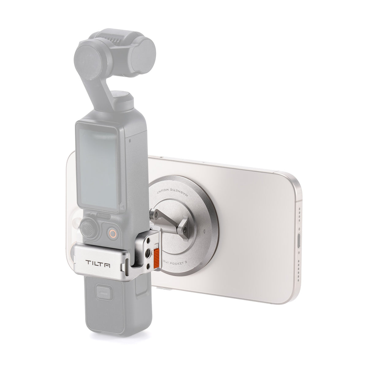 Tilta Magnetic Accessory Mounting Kit for DJI Osmo Pocket in Titanium White, photo 1
