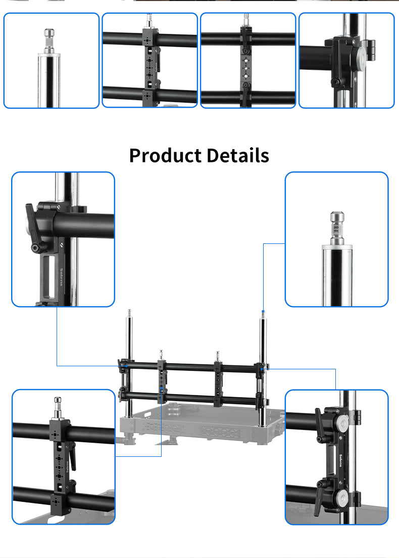 Selens 55" Camera Cart Monitor Mounting System (SAB13-MMS50)