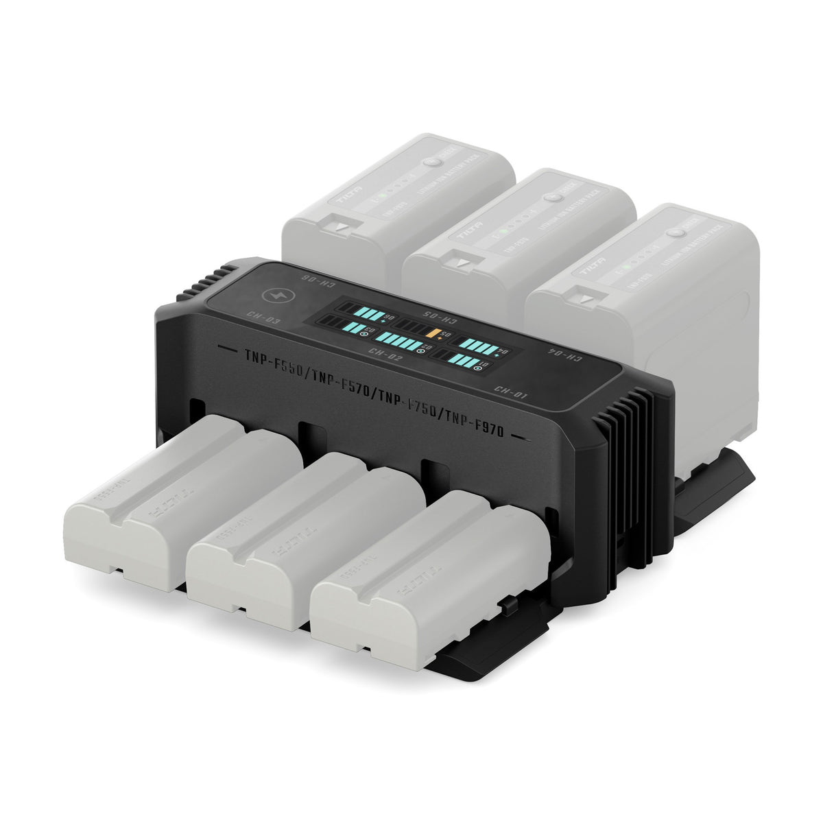 Tilta Foldable Charging Station for L-Series/NP-F (6 Channel), photo 3