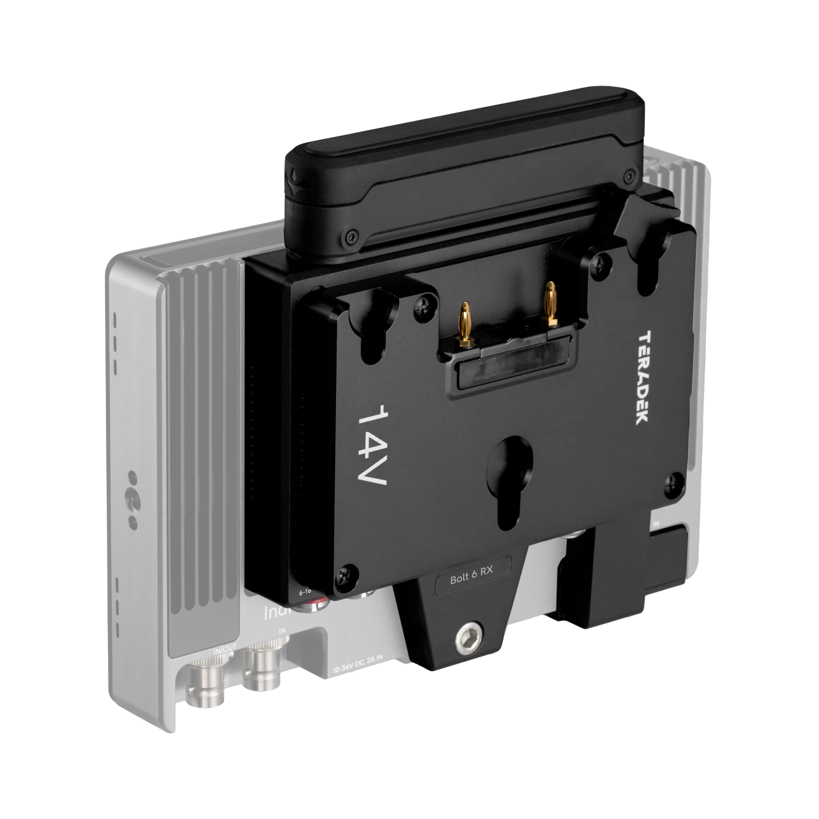 Teradek Bolt 6 RX 750 Monitor Module with Internal Antennas (Gold Mount)