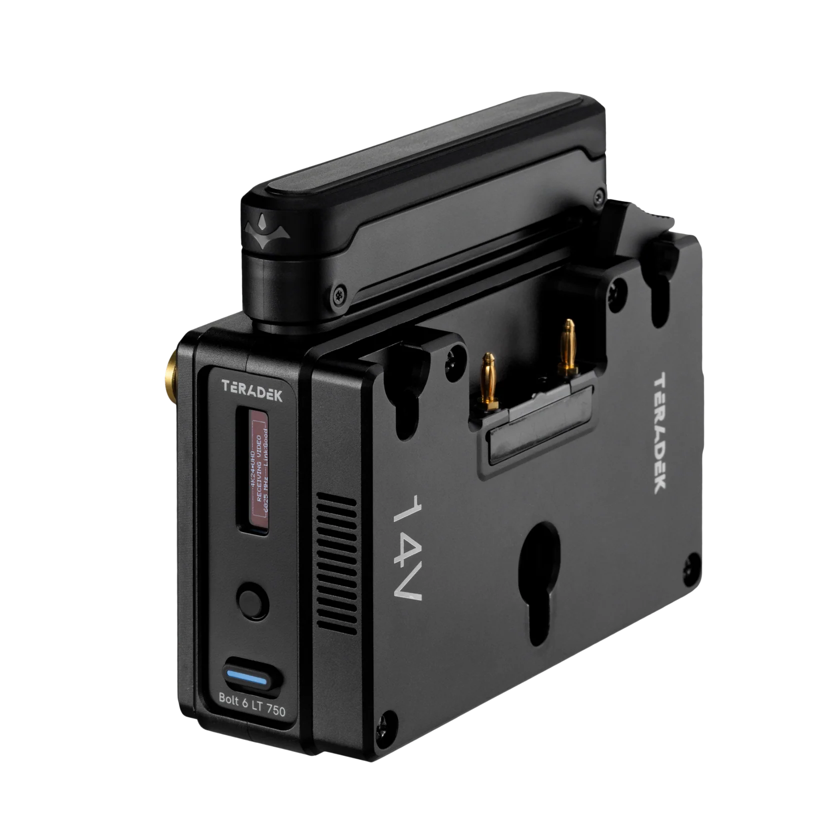 Teradek Bolt 6 LT 750 3G-SDI/HDMI Receiver with Internal Antennas (Gold Mount)