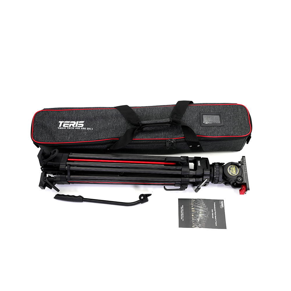 Teris TS-H7CF-Q Fluid Head Tripod System 75mm 7KG/15.5lb payload