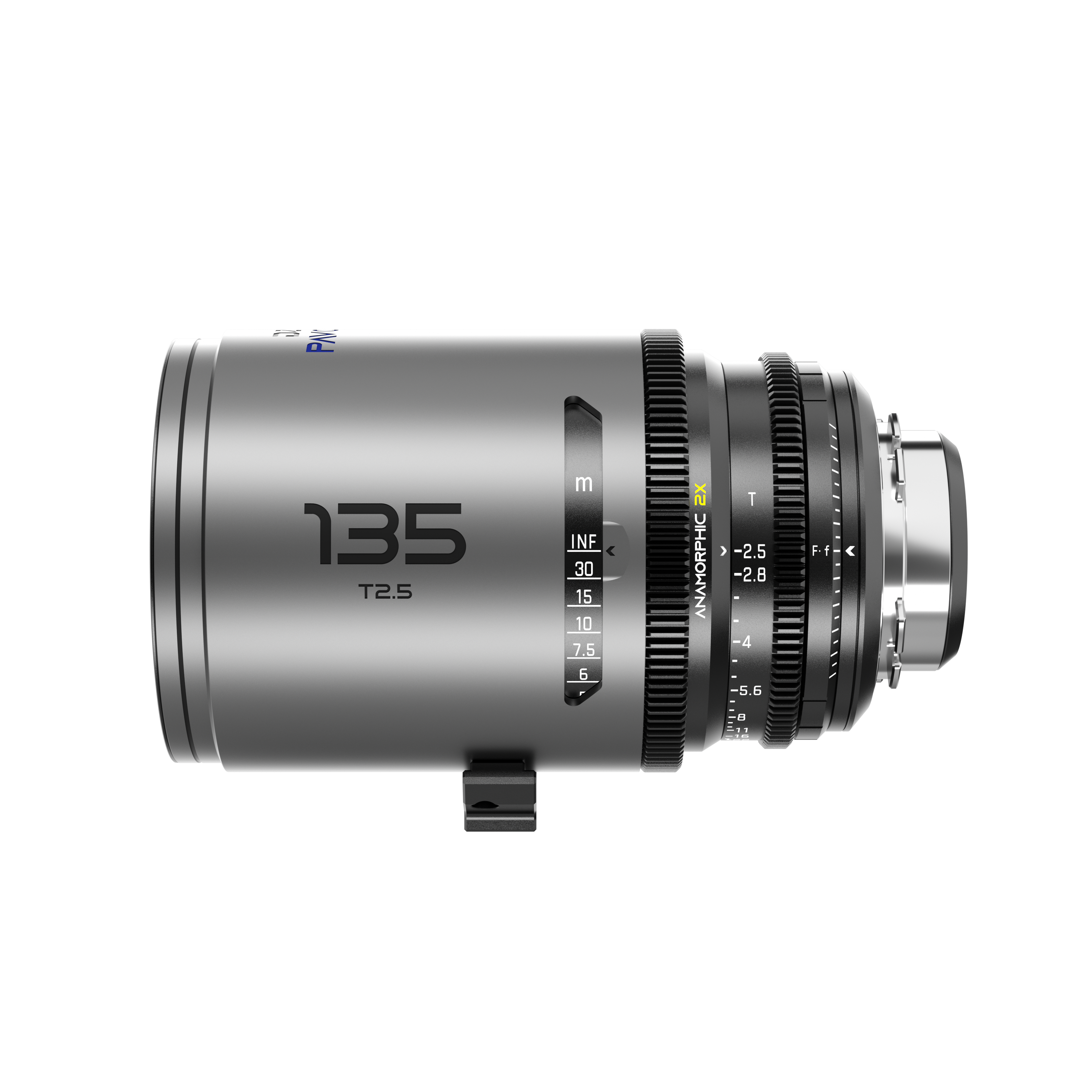 DZOFILM DZOFILM Pavo 2x Anamorphic Prime 135mm Blue Coating (PL&EF mount, feet) - Film Gear Canada