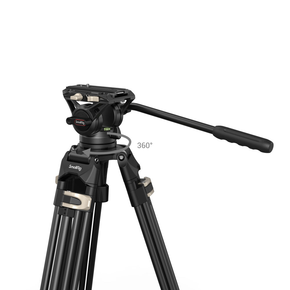 SmallRig Heavy-Duty Fluid Head Tripod AD-01 8kg(17.6lb) Capacity #3751B