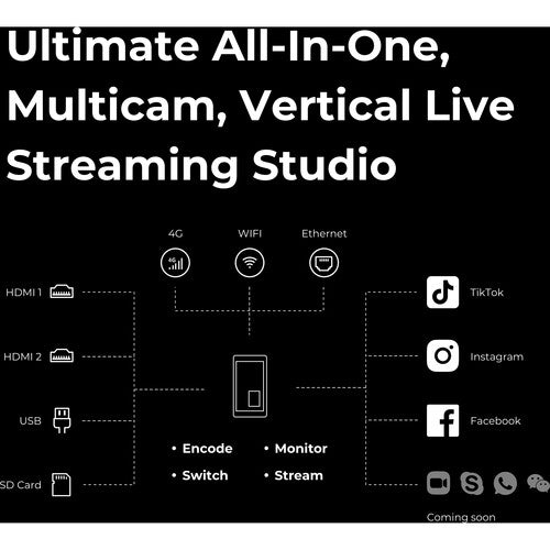 YoloLiv Instream Vertical Live Streaming Encoder and Monitor