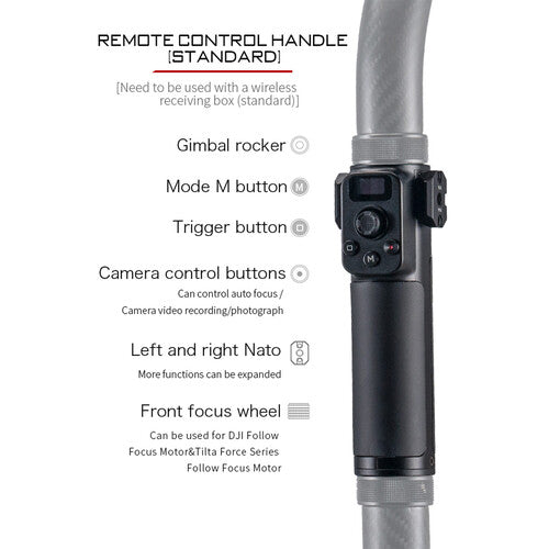 Tilta Advanced Ring Grip for DJI RS 4, RS 4 Pro, RS 3 Pro, and RS 2 Gimbals