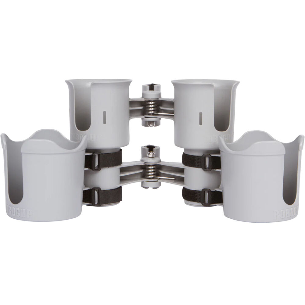 Robocup RoboCup Clamp-On Dual Cup Holder (Grey) - Film Gear Canada