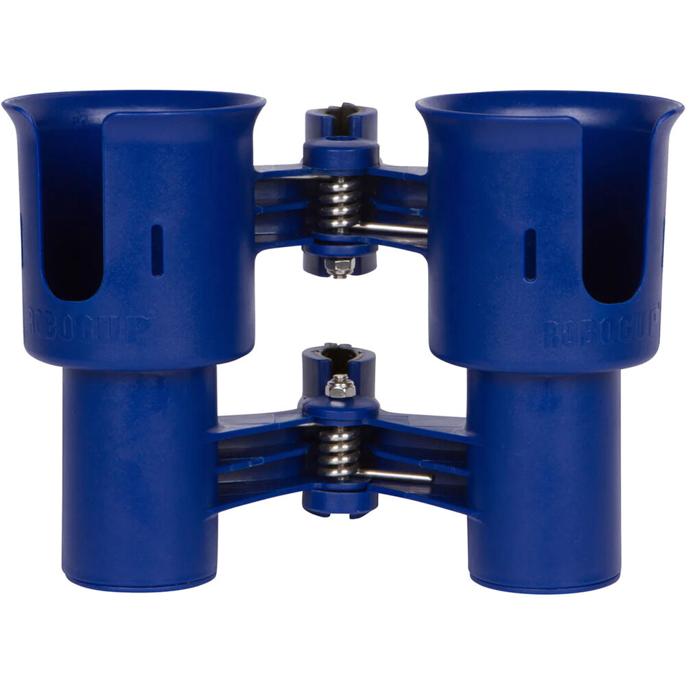 RoboCup Clamp-On Dual Cup Holder (Navy)