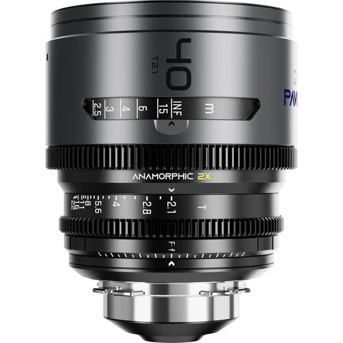 DZOFILM DZOFilm PAVO 40mm T2.1 2x Anamorphic Prime Lens (Blue Coating, PL/EF Mount, Feet) - Film Gear Canada