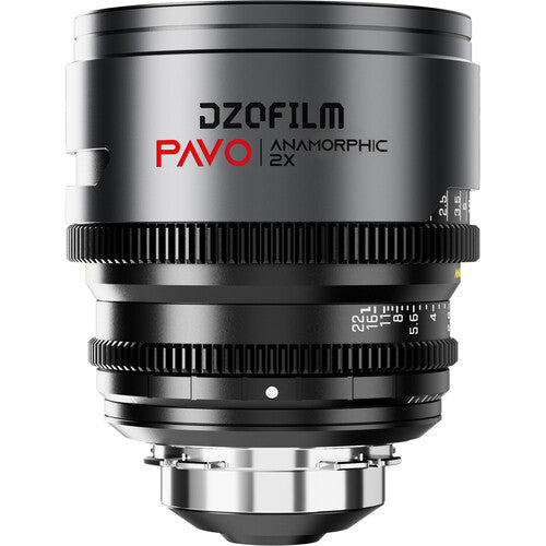DZOFILM DZOFilm PAVO 2x Anamorphic 32/55 T2.1 & 100mm T2.4 3-Lens Set (Neutral Coating, PL/EF Mount, Feet) - Film Gear Canada