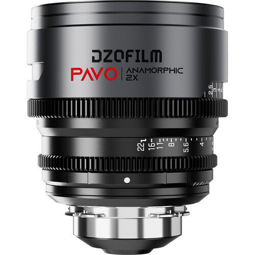 DZOFILM DZOFilm PAVO 2x Anamorphic 28/40/75mm T2.1 3-Lens Set (Neutral Coating, PL/EF Mount, Feet) - Film Gear Canada