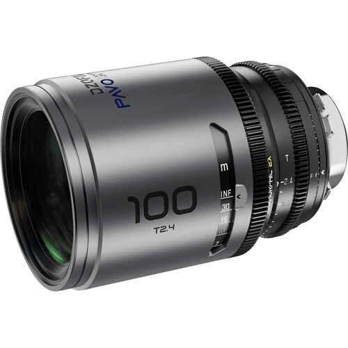 DZOFILM DZOFilm PAVO 2x Anamorphic 32/55 T2.1 & 100mm T2.4 3-Lens Set (Blue Coating, PL/EF Mount, Feet) - Film Gear Canada