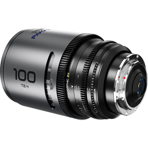 DZOFILM DZOFilm PAVO 2x Anamorphic 32/55 T2.1 & 100mm T2.4 3-Lens Set (Blue Coating, PL/EF Mount, Feet) - Film Gear Canada