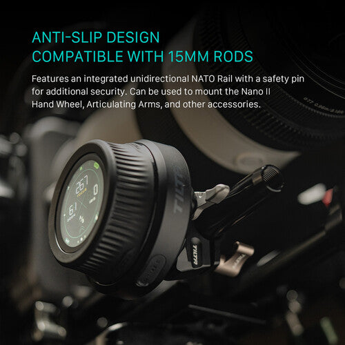 Tilta Tilta 15mm Rod Bracket with NATO Rail (Black) - Film Gear Canada