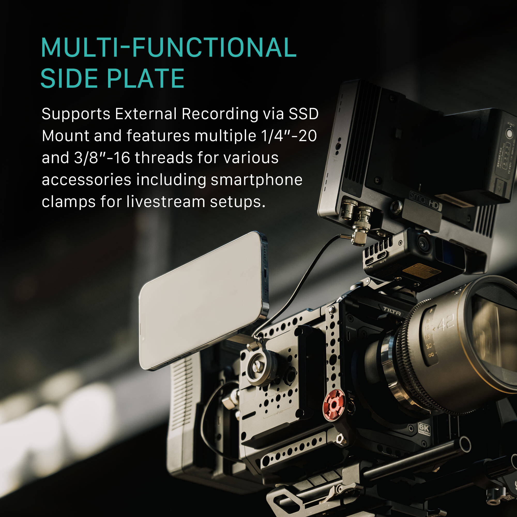 Tilta Tilta Camera Cage Pro Kit for Blackmagic PYXIS 6K/12K (V-Mount) - Film Gear Canada