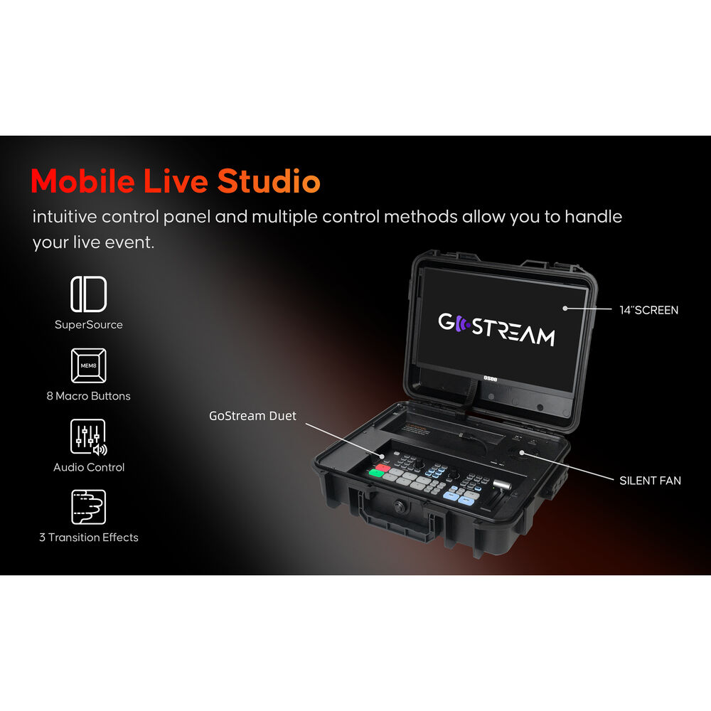 OSEE GoStream Duet Kit SDI/HDMI/NDI Live Streaming Video Switcher/Recorder Kit