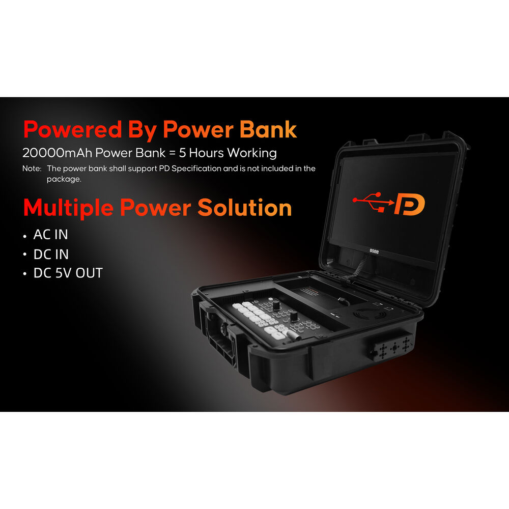 OSEE GoStream Duet Kit SDI/HDMI/NDI Live Streaming Video Switcher/Recorder Kit