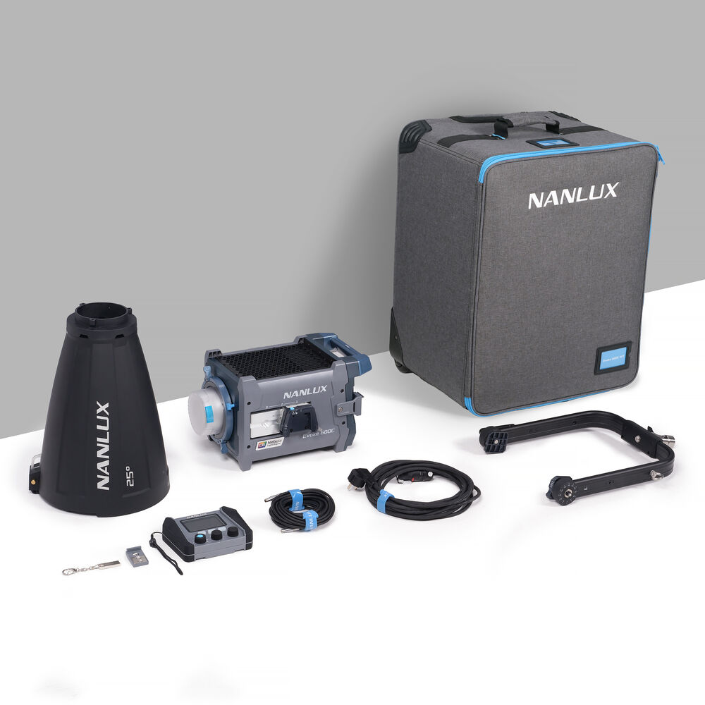 Nanlux Nanlux Evoke 600C RGB LED Spot Light (Trolley Case Kit) - Film Gear Canada