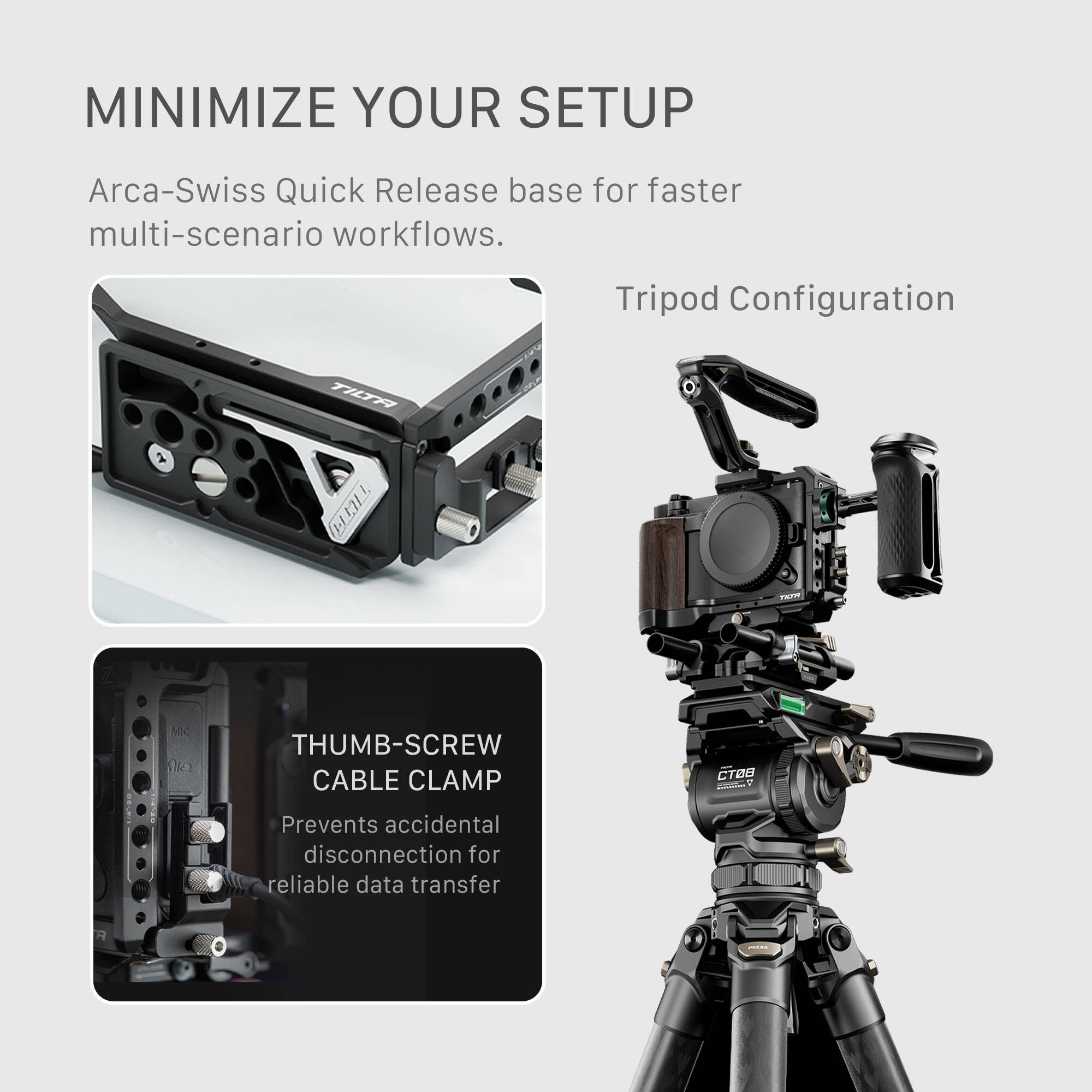 Tilta Tilta Camera Cage for Nikon ZR Base Kit (Black) - Film Gear Canada