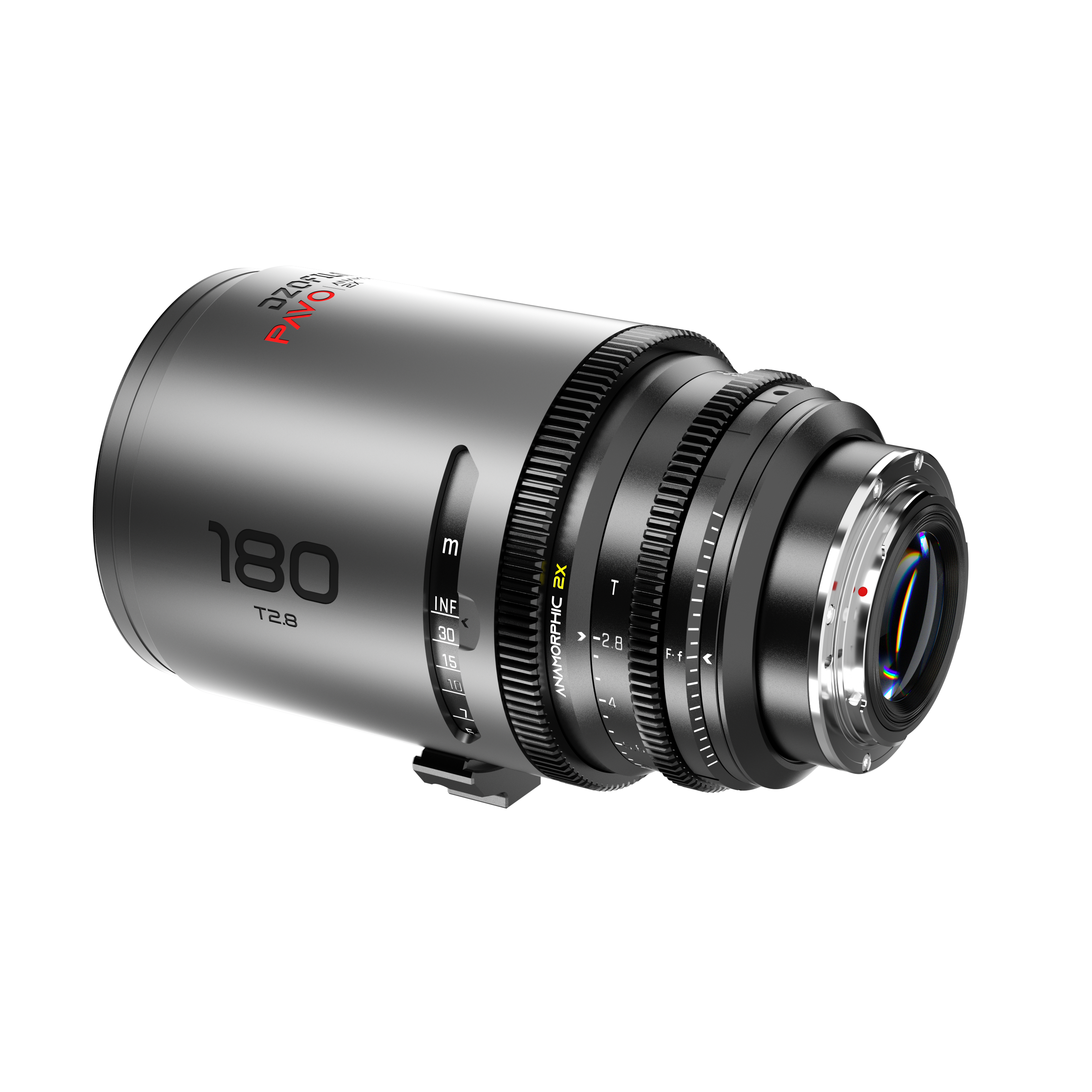 DZOFILM DZOFILM Pavo 2x Anamorphic Prime 180mm Neutral Coating (PL & EF mount, feet) - Film Gear Canada
