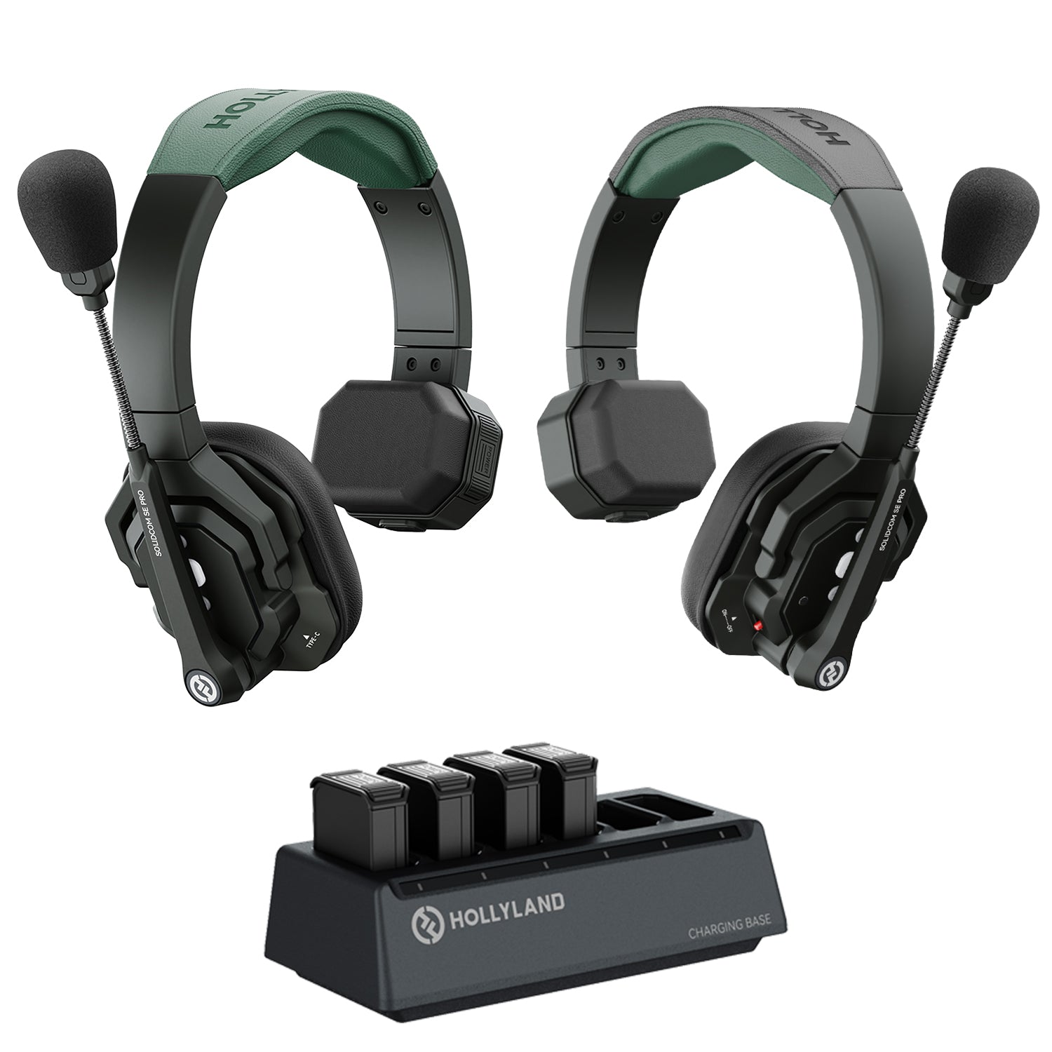 Hollyland Solidcom SE Pro 2S 2-person single-ear wireless intercom system kit