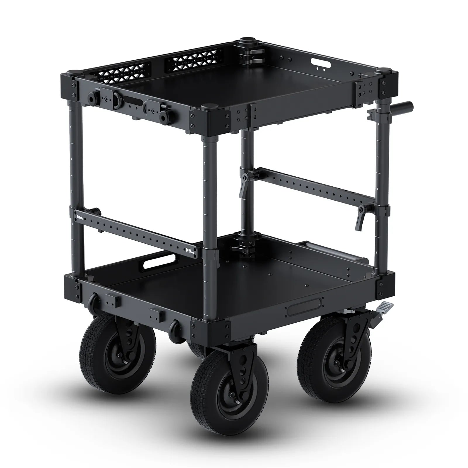 Selens Foldable Video Production Camera Cart Workstation with Wheels 30" SCF2-CW30 (DEMO)