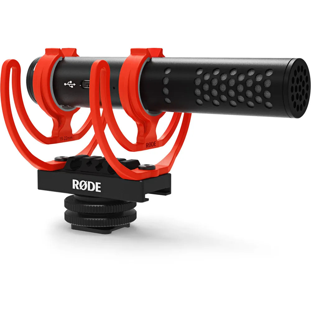 RODE VideoMic GO II Ultracompact Analog/USB Camera-Mount Shotgun Microphone