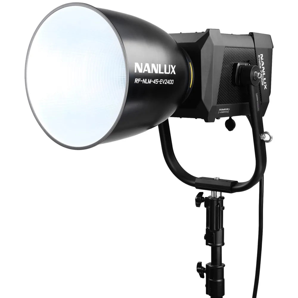 Nanlux Evoke 2400B Bi-Colour LED Light with Flight Case and 45 deg Reflector