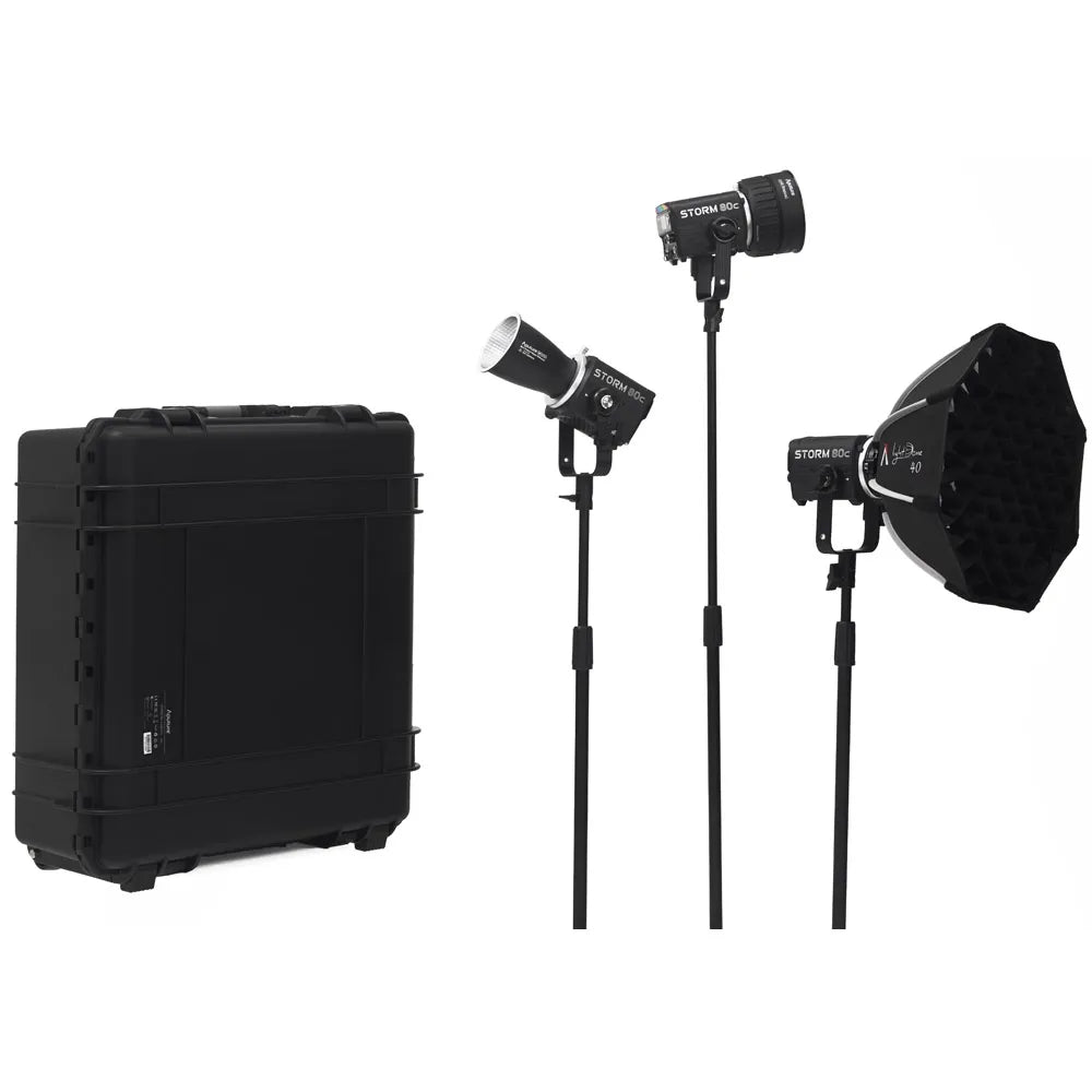 Aputure STORM 80c 3-Light Kit