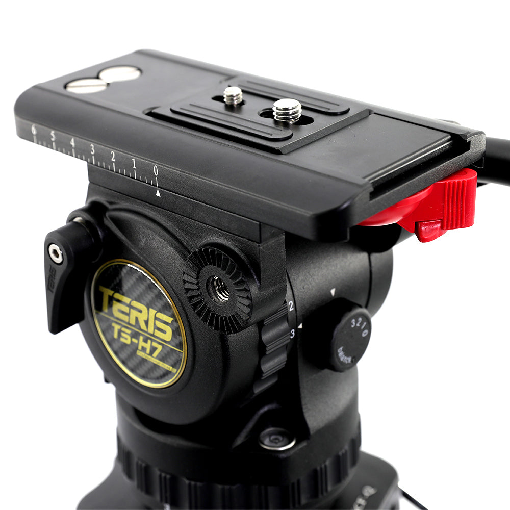 Teris TS-H7CF-Q Fluid Head Tripod System 75mm 7KG/15.5lb payload