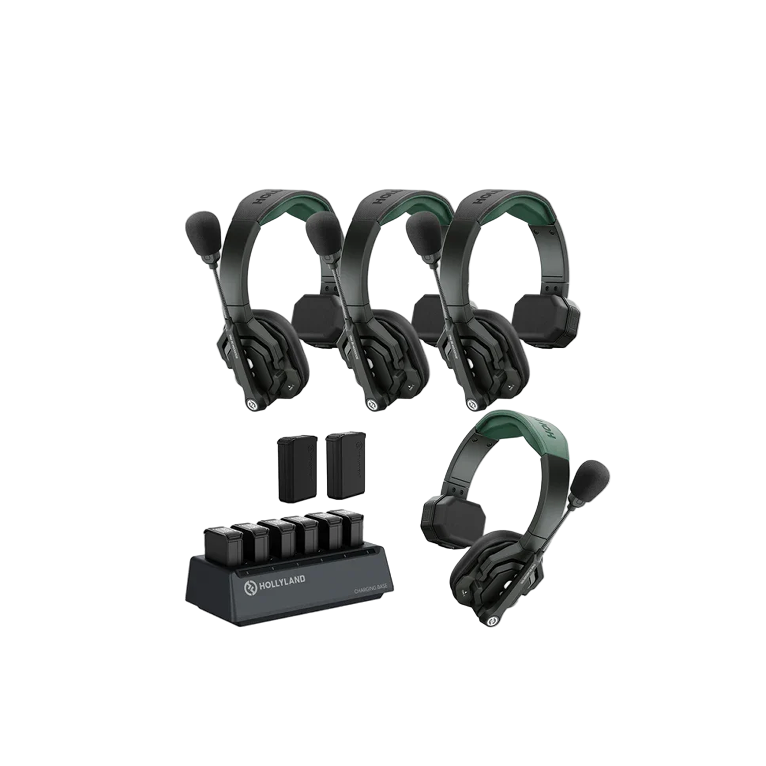 Hollyland Solidcom SE Pro 4S 4-person single-ear wireless intercom system kit