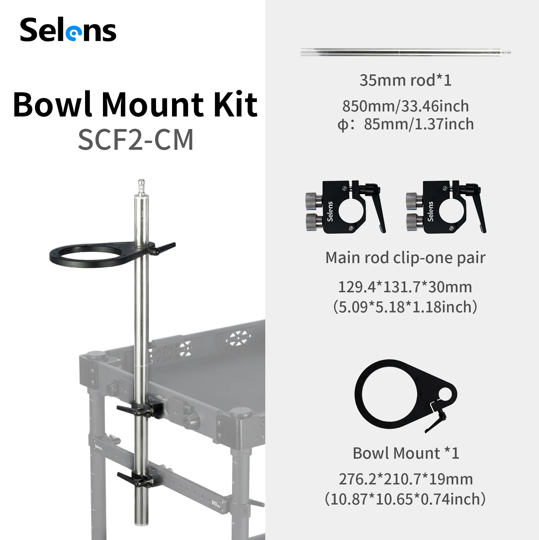 Selens Bowl Mount Kit || SCF2-CM