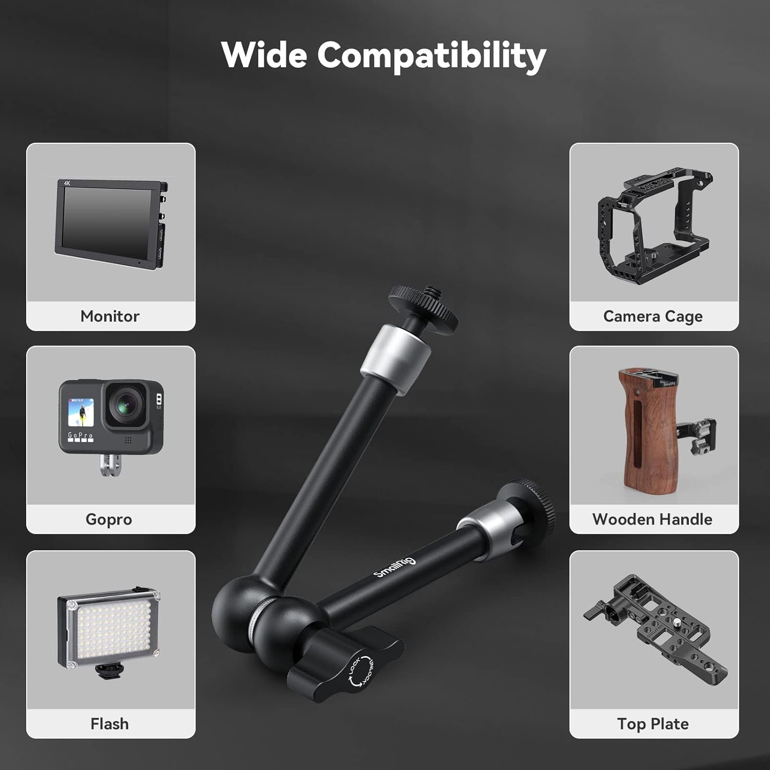 SmallRig Articulating Arm (9.5 inches) #2066B