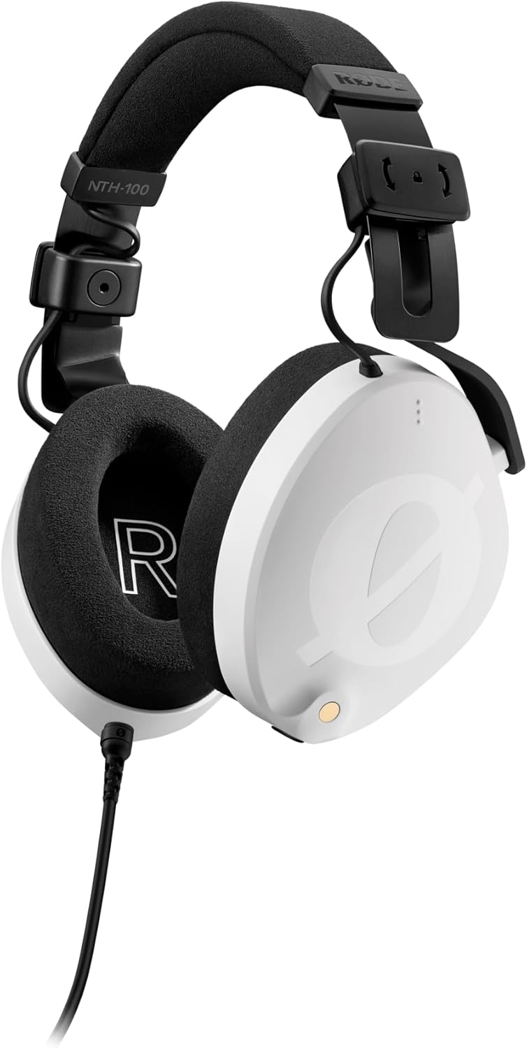 RODE NTH-100 Professional Closed-Back Over-Ear Headphones (White)