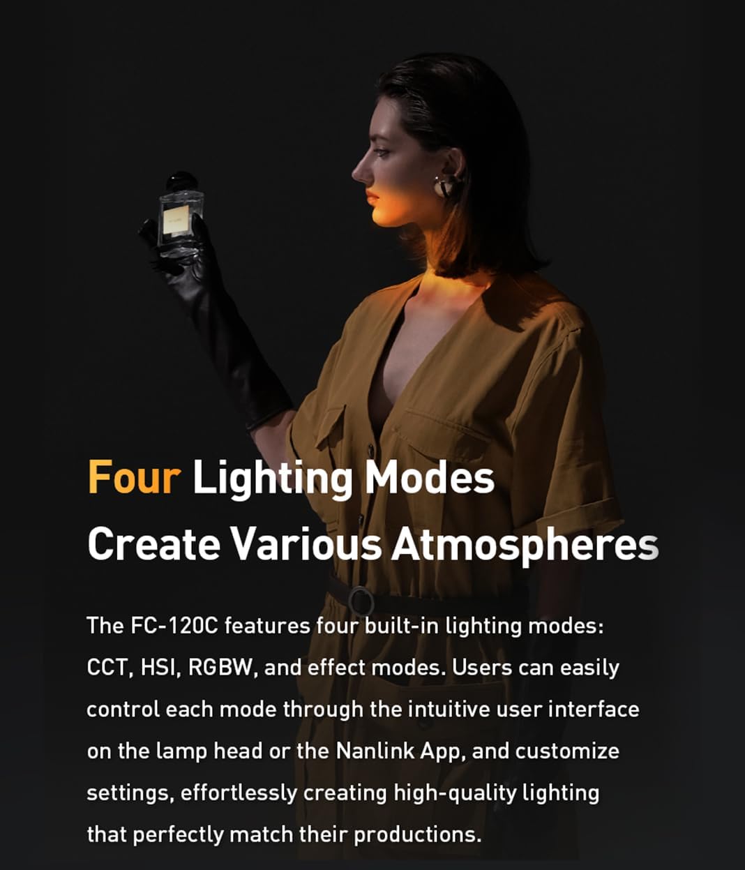 Nanlite FC-120C LED RGBW Spotlight