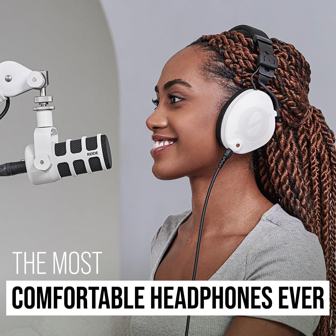 RODE NTH-100 Professional Closed-Back Over-Ear Headphones (White)