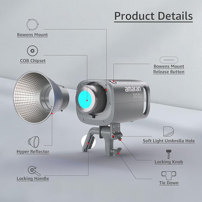 Amaran 300c RGB LED Monolight