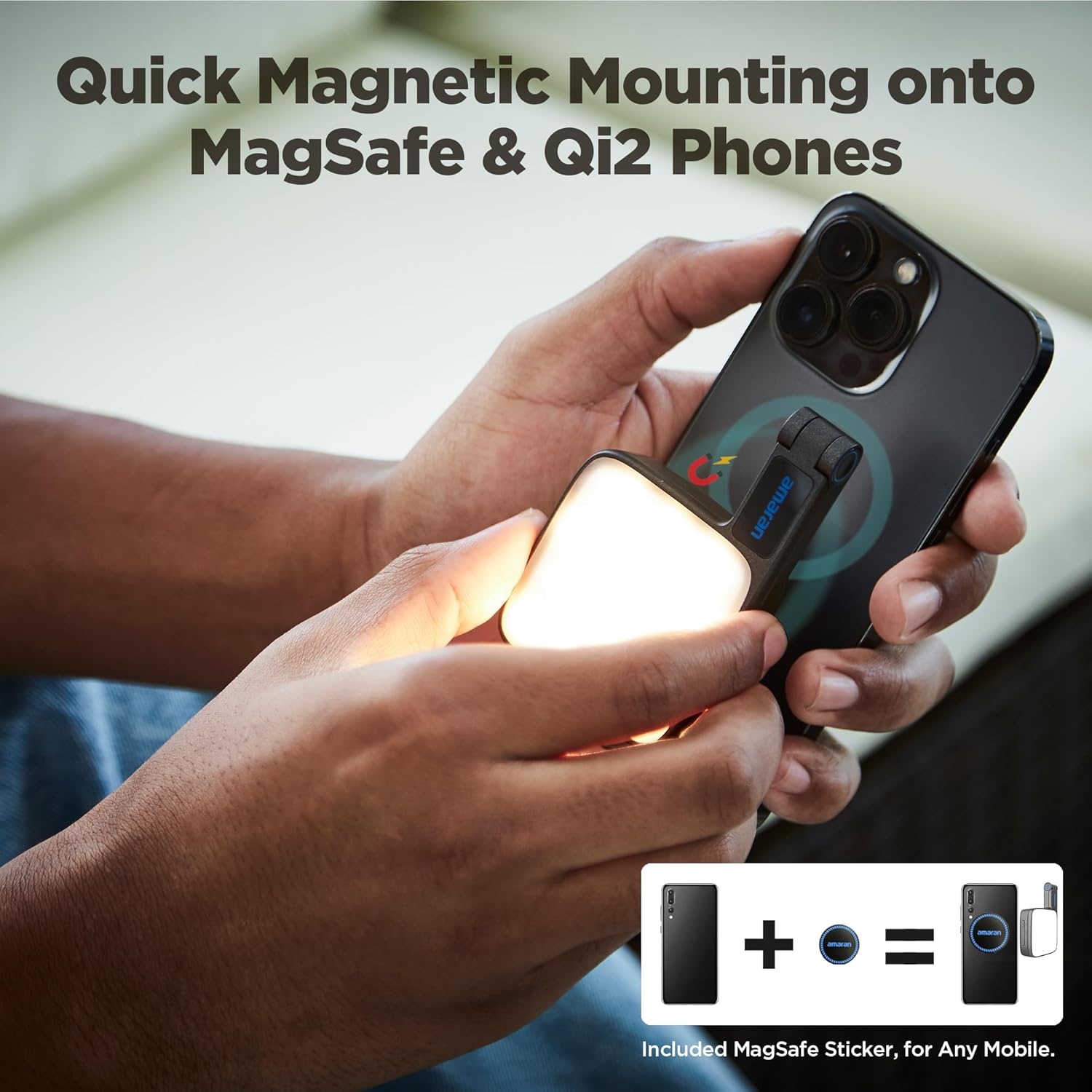 amaran Go Mini MagSafe LED Light