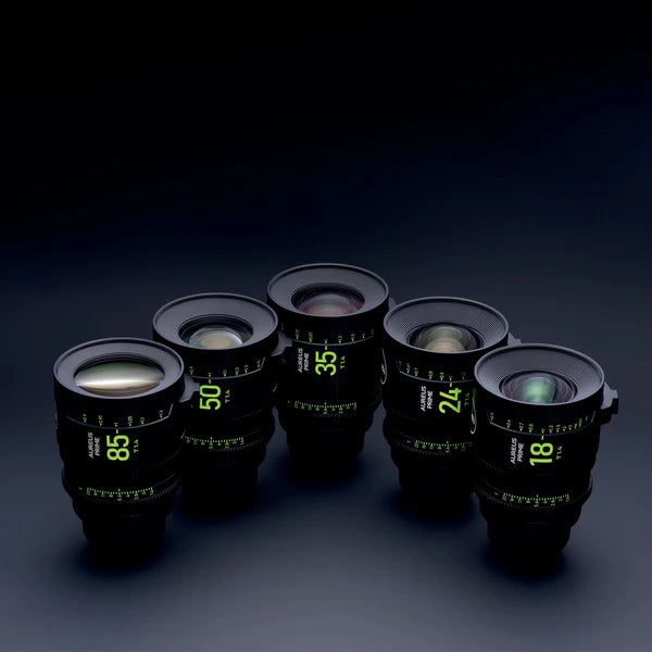 NiSi Aureus Prime Full-Frame Cine Lens 5-Lens Set (PL-mount)