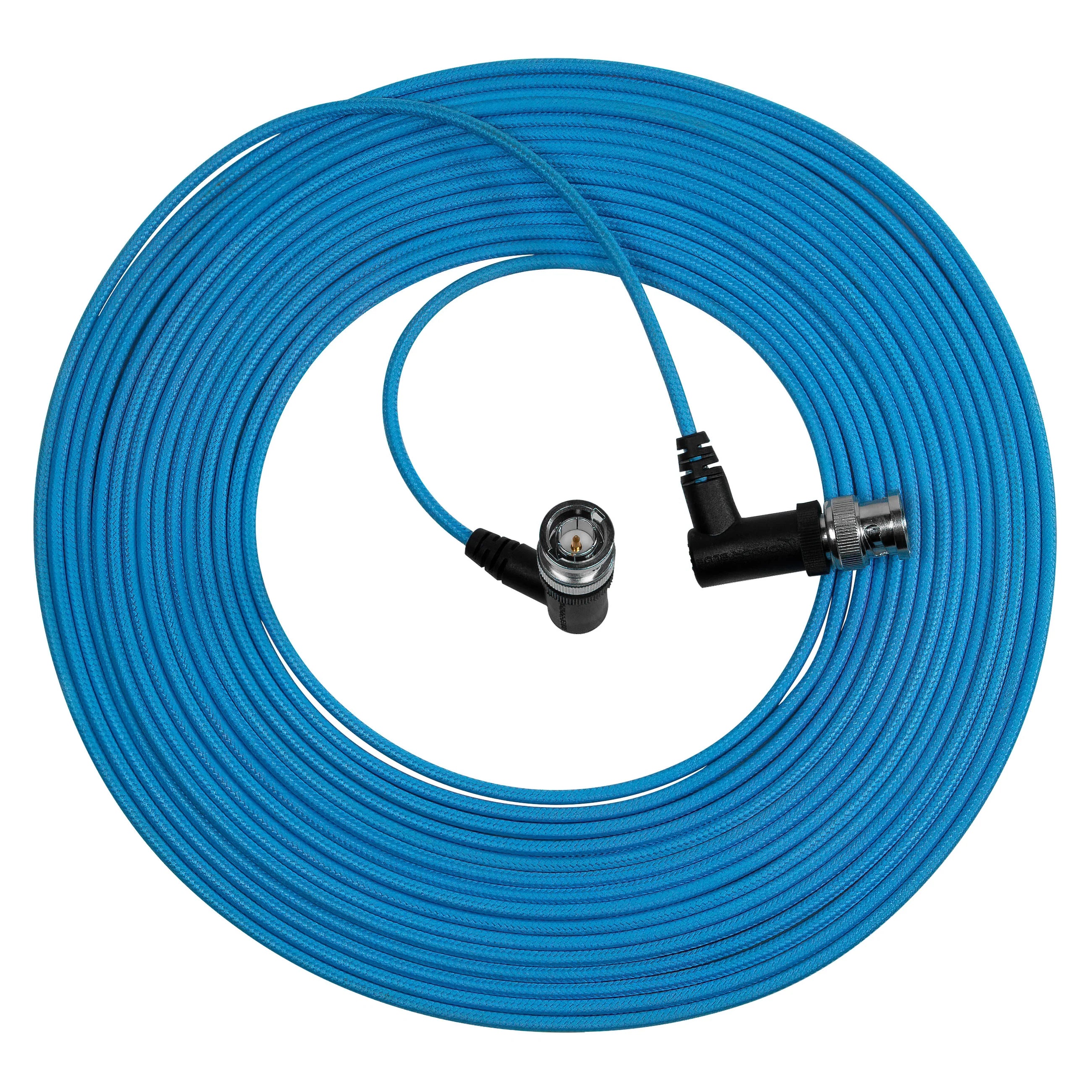 Kondor Blue Ultra Thin 6G SDI Video Cable Right Angle BNC (10ft)