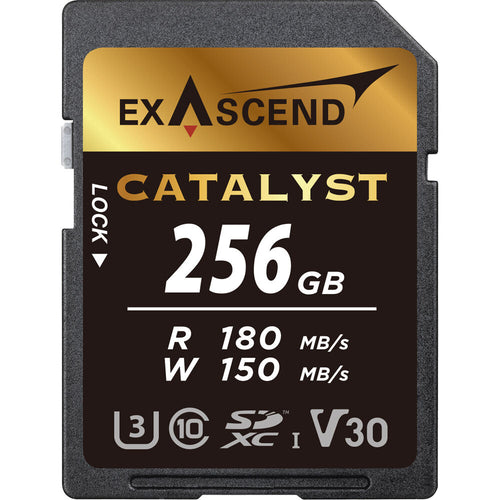 Exascend Catalyst UHS-I V30 SDXC Memory Card - 256GB