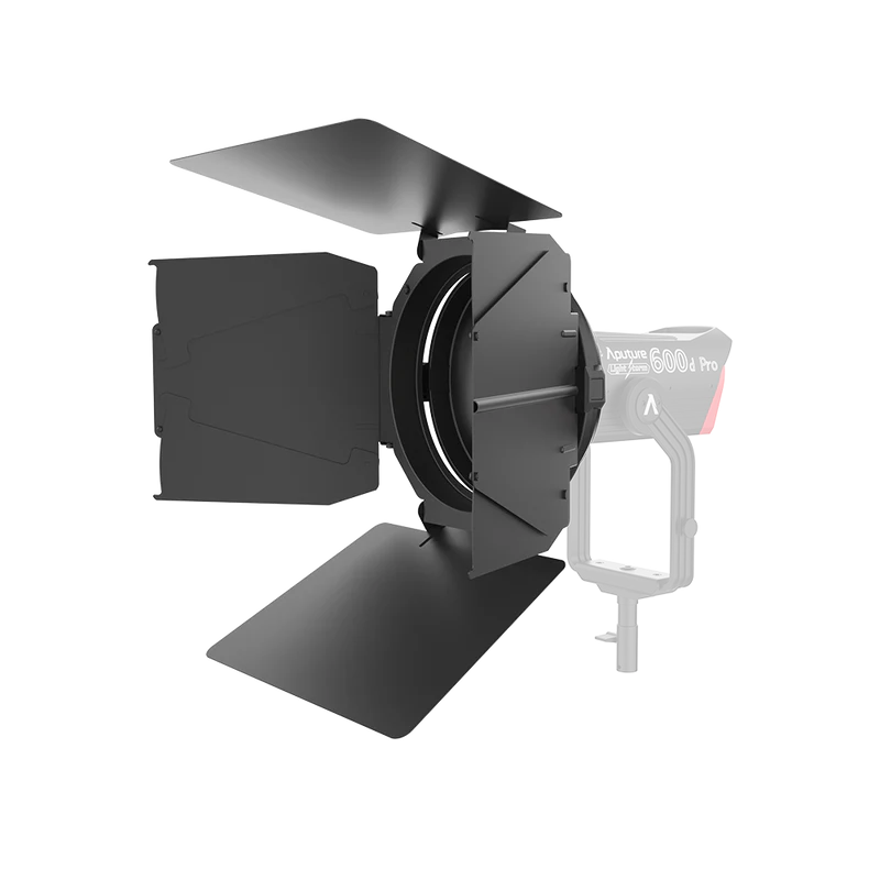 Aputure F10 Drop-in Barndoors for LS 600D Fresnel Attachment