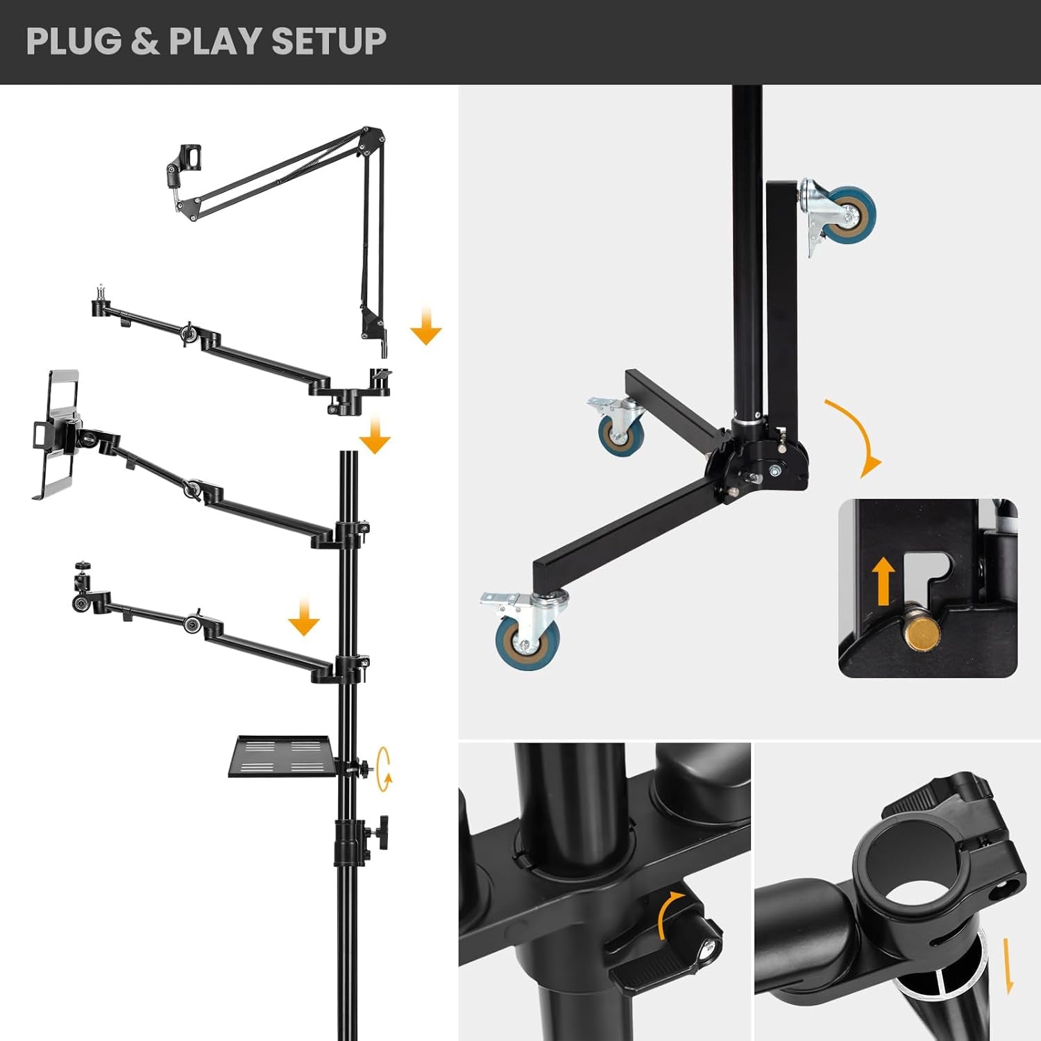 FPS 5-in-1 Mobile Studio Stand