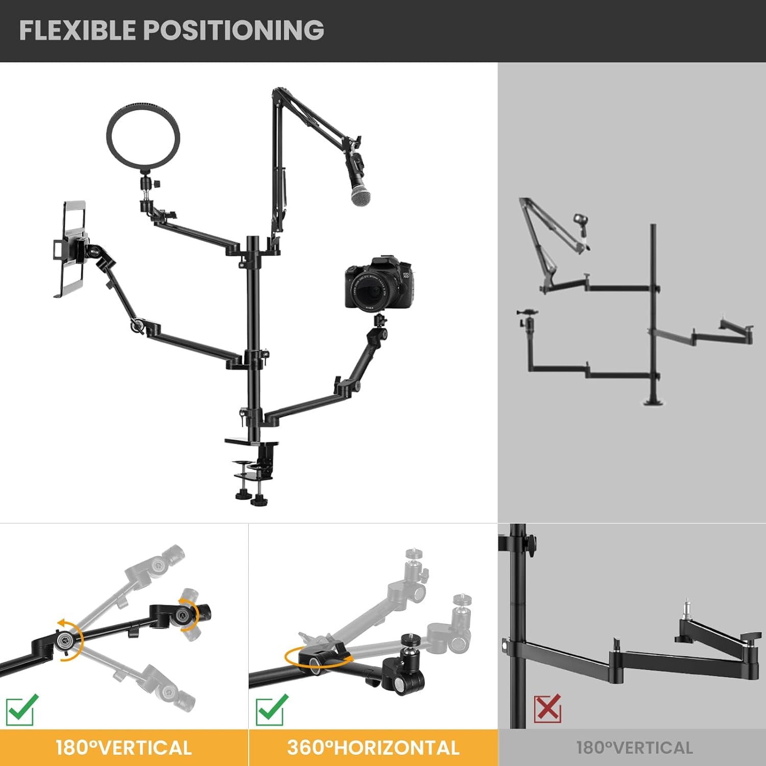 FPS 4-in-1 Desktop Studio Stand