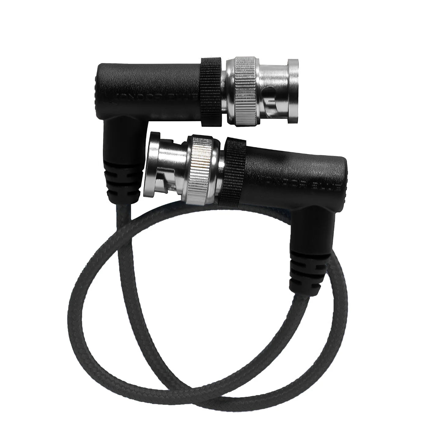 Kondor Blue Ultra Thin 3G SDI Video Cable Right Angle BNC (16") (Raven Black)