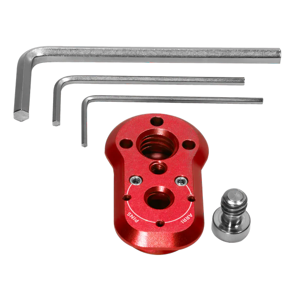 Kondor Blue Kondor Blue Mini Lock Quick Release Plates for Professional Camera Workflows (Cardinal Red) - Film Gear Canada