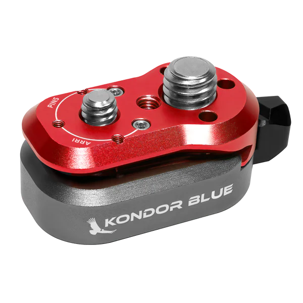 Kondor Blue Kondor Blue Mini Lock Quick Release Plates for Professional Camera Workflows (Cardinal Red) - Film Gear Canada