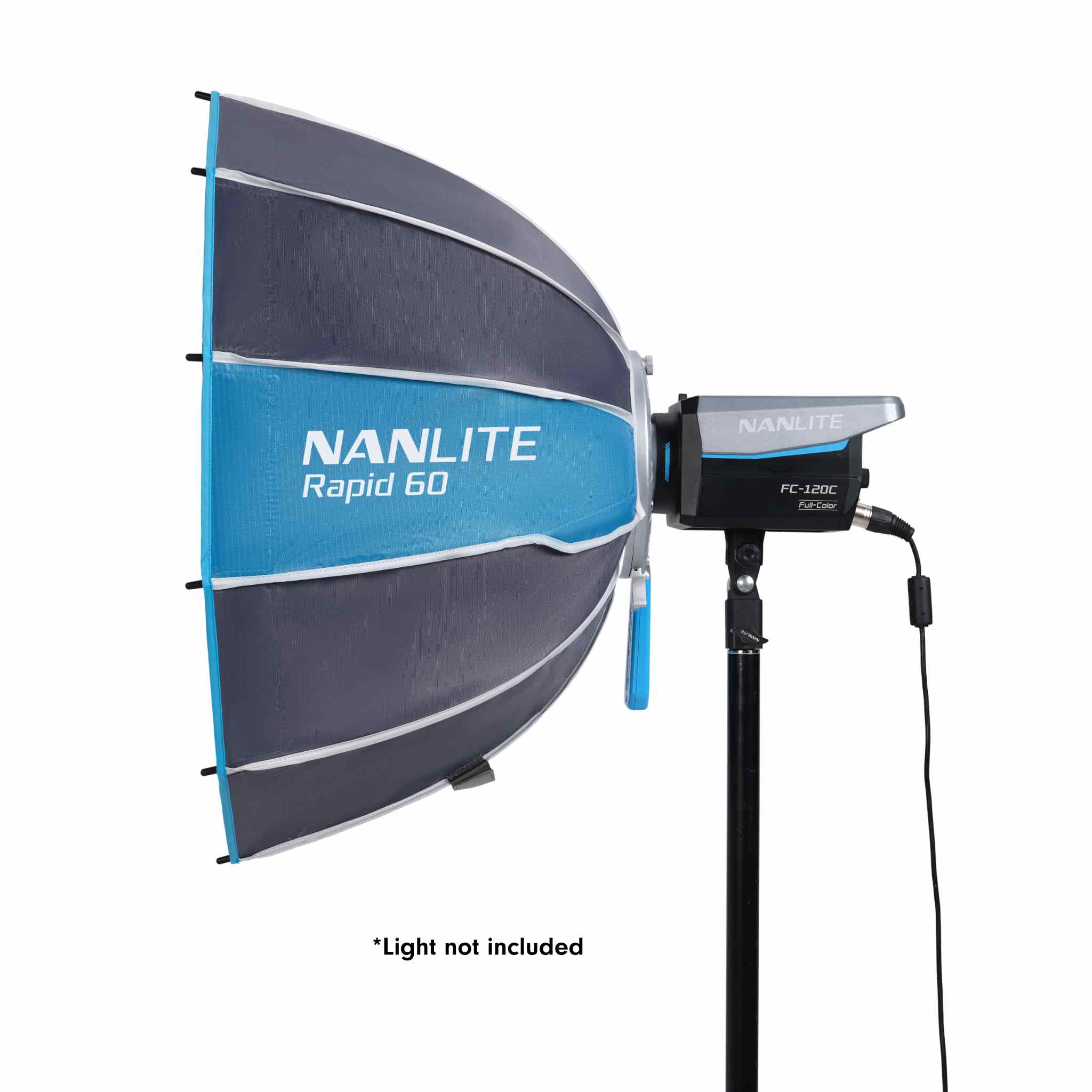 Nanlite Rapid 60 FM Mount Softbox with Grid official product image 2