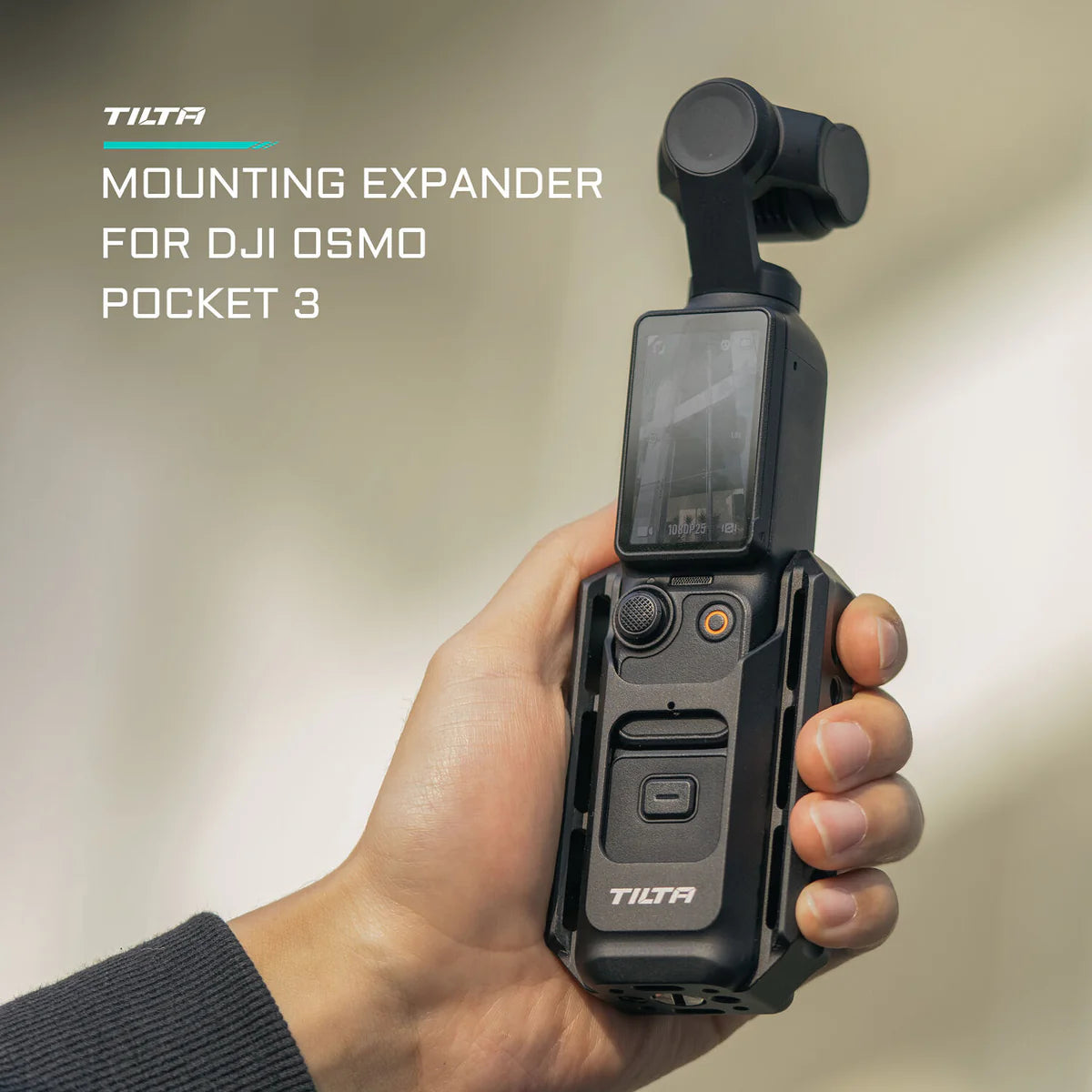 Tilta Accessory Mounting Expander for DJI Osmo Pocket 3 - Black