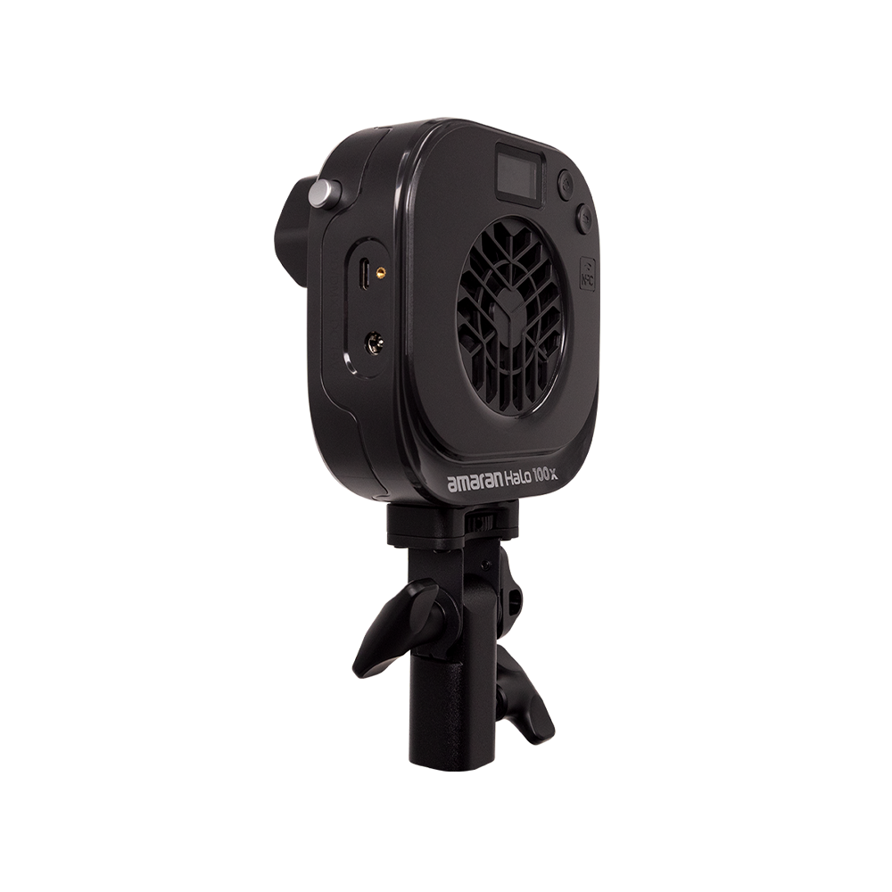amaran Halo 100x complete light, rear side view